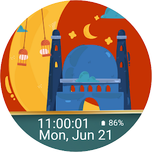Watch Face Muslim Eid wear OS Screenshot 2
