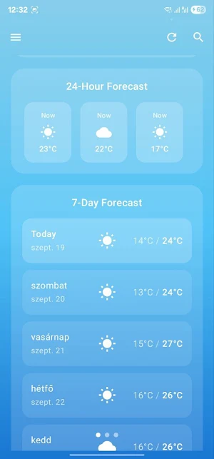 NK Weather Screenshot 1