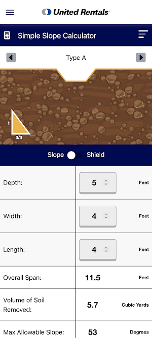 United Rentals Trench Safety Screenshot 1