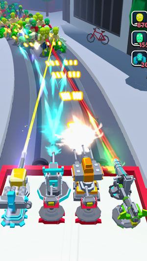 Guns Merge Zombie Train Attack Screenshot 0