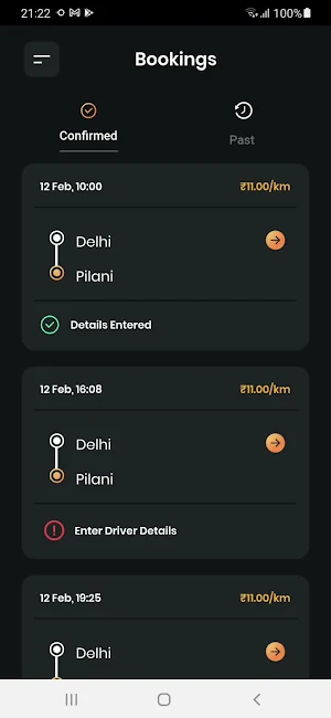 Cab Vendor Screenshot 0