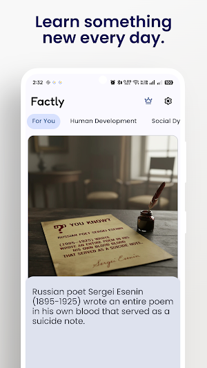 Factly – Daily Knowledge Screenshot 2
