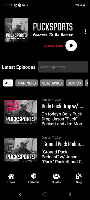 PuckSports Mobile Screenshot 2