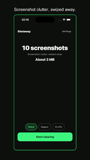Shotaway - Screenshot Cleaner Screenshot 0