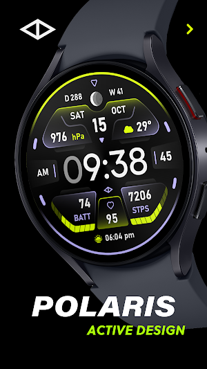 Polaris: Digital Watch Face Screenshot 0