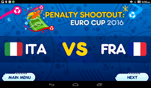 Penalty Shootout EURO football Screenshot 1
