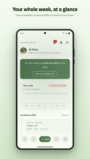 Lime Healthcare App Screenshot 1