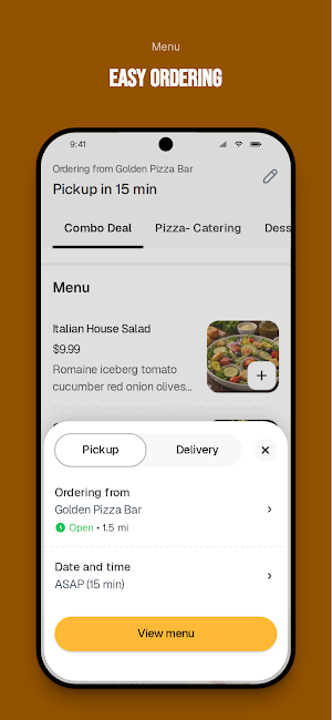 Golden Pizza Bar Screenshot 2