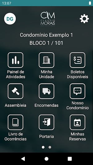 Claudio Morais Administração Screenshot 2