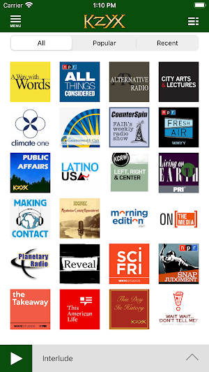 KZYX Public Broadcasting App Screenshot 3