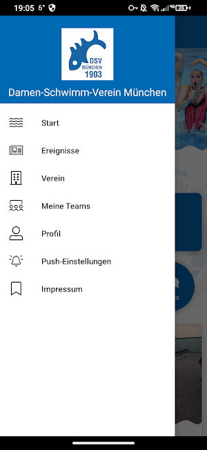 Damen-Schwimm-Verein München Screenshot 2