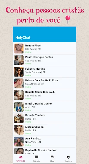 HolyChat: Santo Relacionamento Screenshot 0