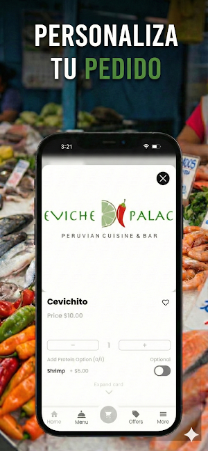 Ceviche Palace App Screenshot 1