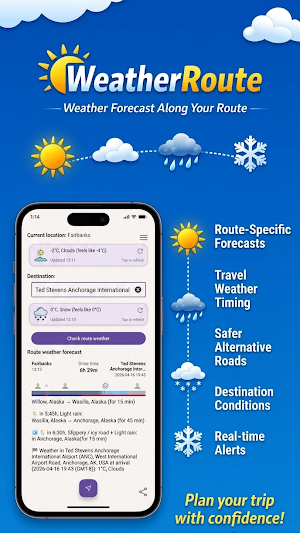 WeatherRoute: Safer Navigation Screenshot 0