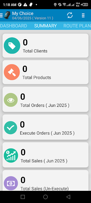 My Choice Order Booking Screenshot 1