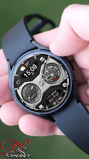 [N-SPORT607]EyeCente Watchface Screenshot 1