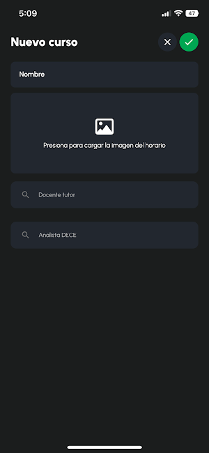 Control Docente Screenshot 3
