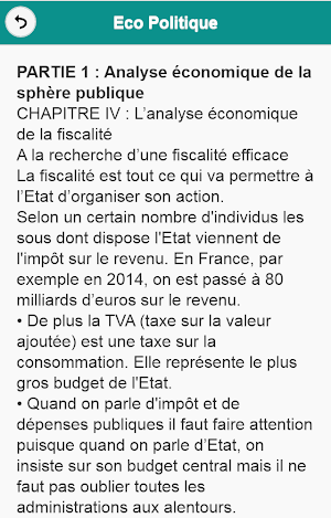 Economie Politique Screenshot 2