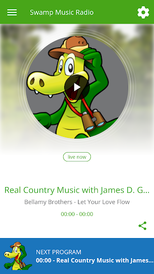 Swamp Music Radio Screenshot 0