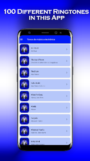 electronic ringtones Screenshot 0