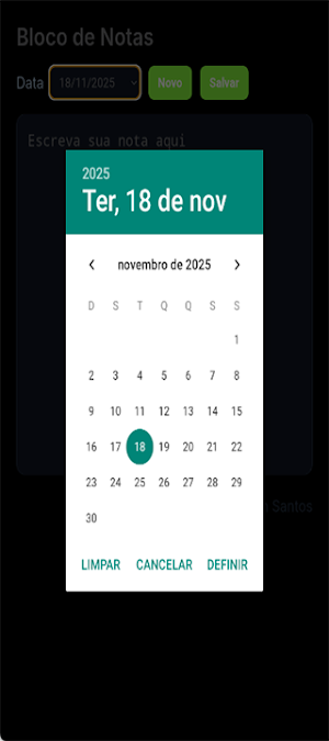 Bloco de Notas Screenshot 1