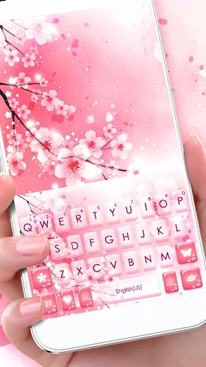 Sakura Blossom Keyboard Theme Screenshot 0