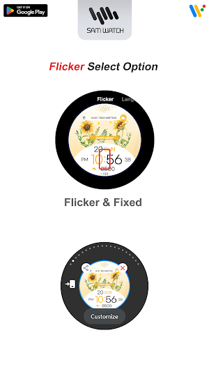 SamWatch Flower 2024 Sunflower Screenshot 3