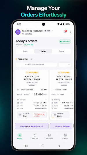 ZakiOrder Screenshot 1