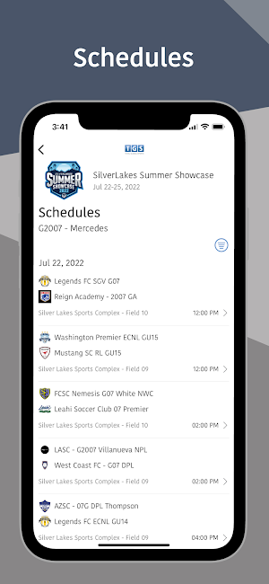 Silverlakes Tournaments Screenshot 3