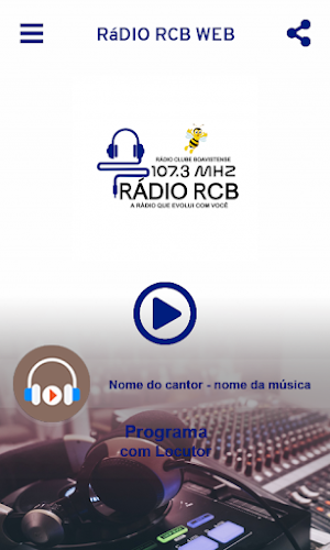 Rádio RCB Web Screenshot 1