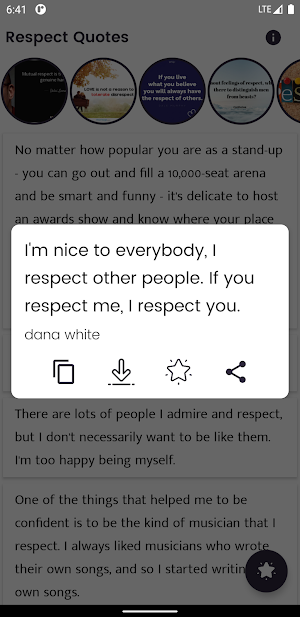Respect Quotes and Sayings Screenshot 0