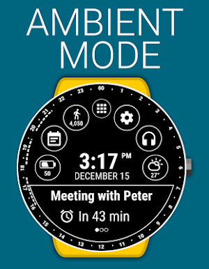 Calendar Watch Face (by HuskyDEV) Screenshot 2