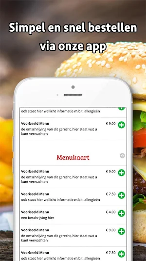 Snackbar Hennie Ris Screenshot 0