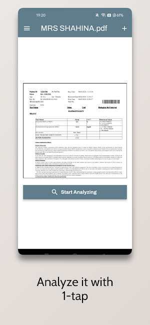 MedGPT - Check Medical Reports Screenshot 1