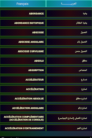 Dictionnaire physique français Screenshot 3