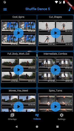 Shuffle dance training at home Screenshot 3