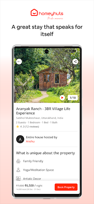 Homeyhuts Screenshot 3