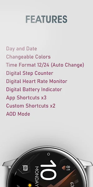 Dream 65 - Digital Watch Face Screenshot 3