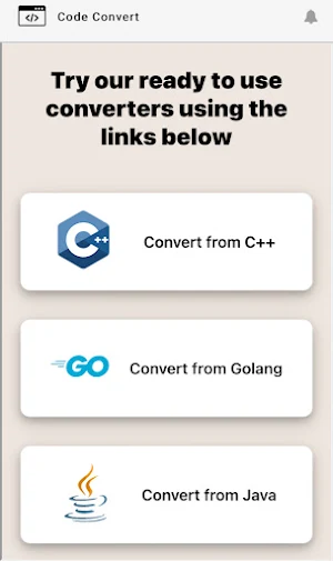 Code Convert Screenshot 1