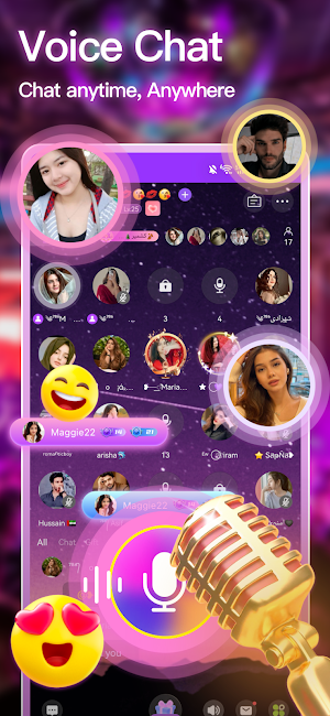 SeaU Lite - Voice Party Rooms Screenshot 1