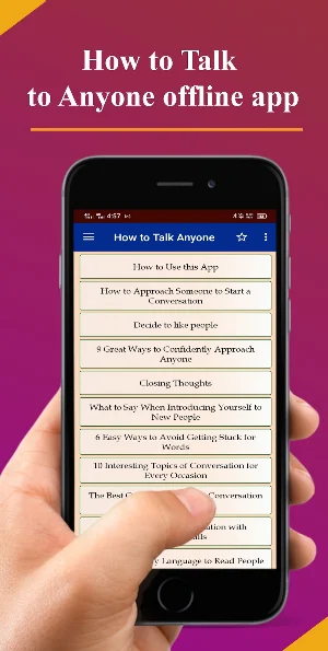 How to talk to anyone Screenshot 0