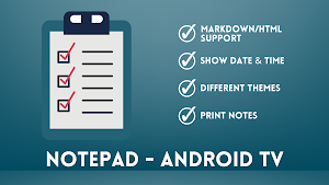 Notepad - Android TV Screenshot 0