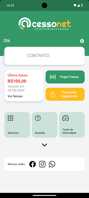 ACESSO NET TELECOMUNICAÇÕES Screenshot 1