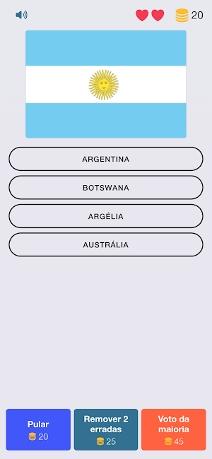 Adivinhar Bandeiras do Mundo Screenshot 0