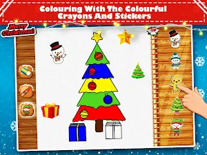 New Christmas Colouring Book Free Games 2021 Screenshot 2