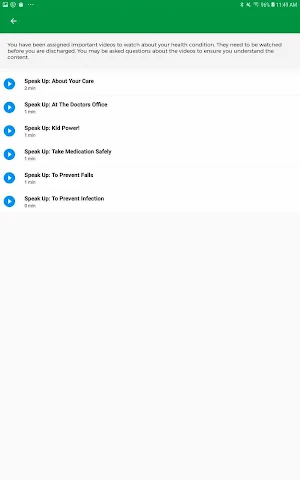 Patient Services - Alliance Screenshot 2