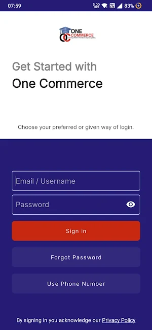One Commerce Screenshot 1
