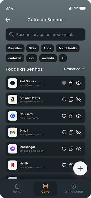 Cofre de Senhas Screenshot 0