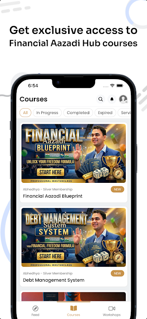 Financial Aazadi Hub Screenshot 2