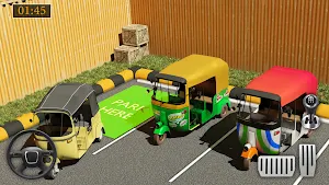 City Rickshaw: tuk tuk Parking Screenshot 3
